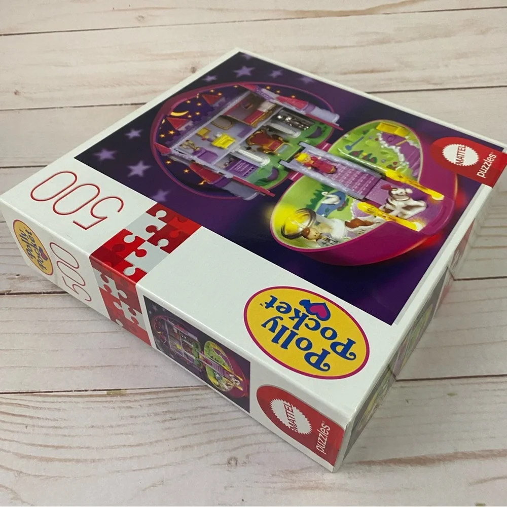 Polly Pocket 500 Piece Jigsaw Puzzle + Mini Poster NEW